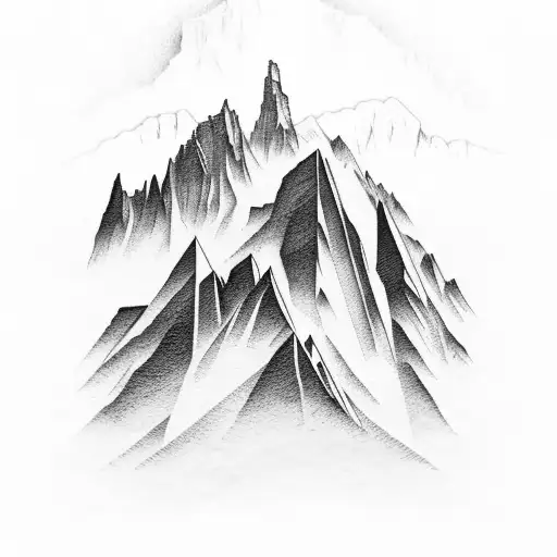Mountain Based On The Dolomites