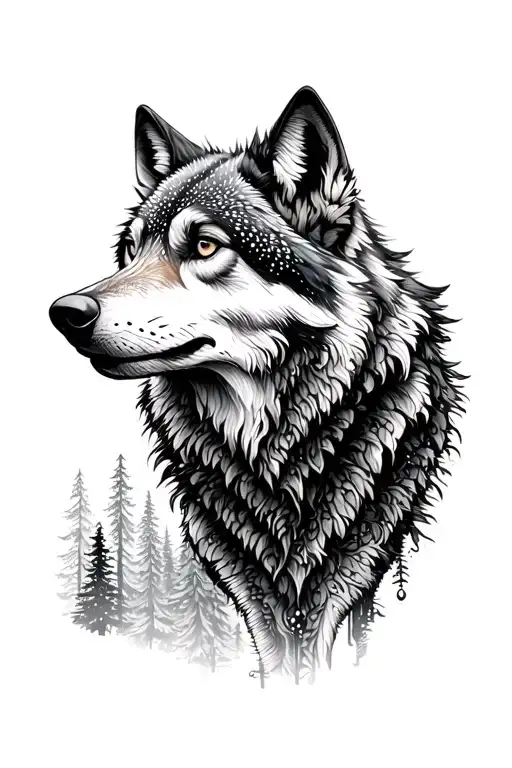 Mountain Forest Wolf Karma