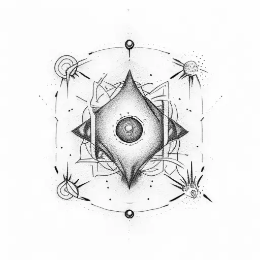 Atom And Fire And Space