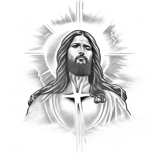 Jesus Resurecting Out Of The Tomb