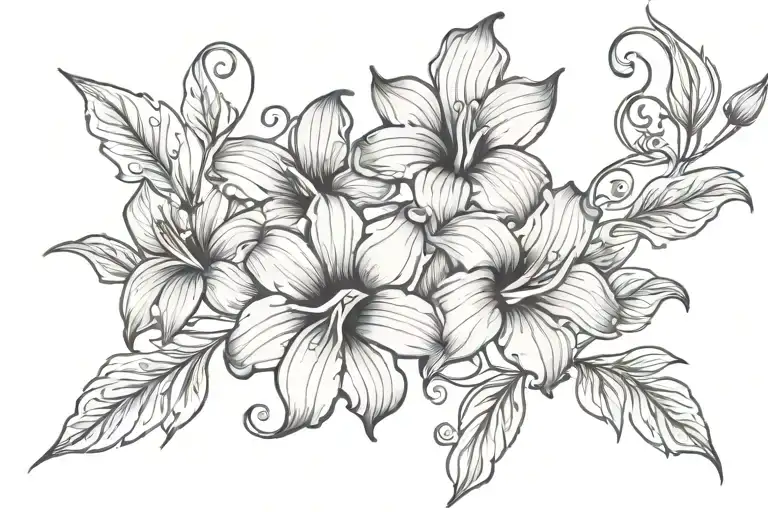 Swirling Morning Glory Vine