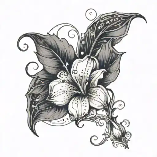 Swirling Morning Glory Vine