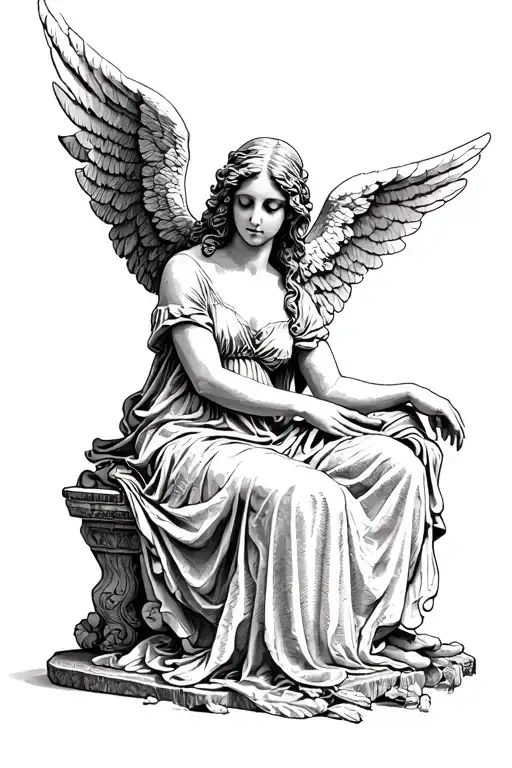 Angel Sitting