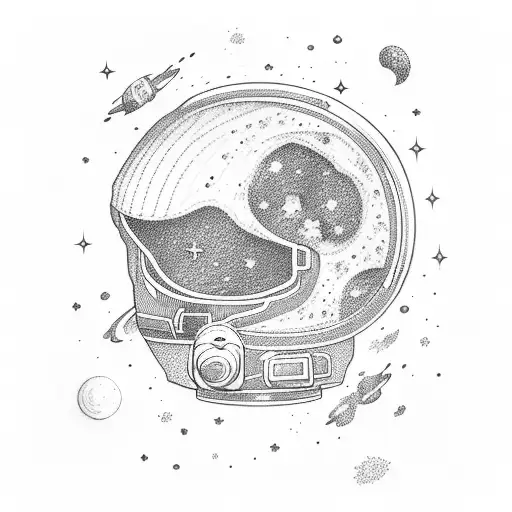 Astronaut Drowning In Space