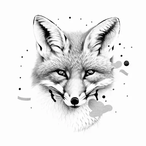 A Military Fox Wearing A Camouflage Pattern