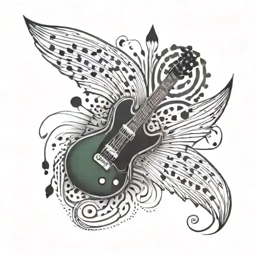 A Tattoo Inspired By Green Day's Music With A Punk Rock Vibe