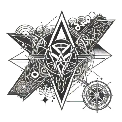 An Abstract Design Incorporating Metallica's Logo With Economic Graphs And Charts