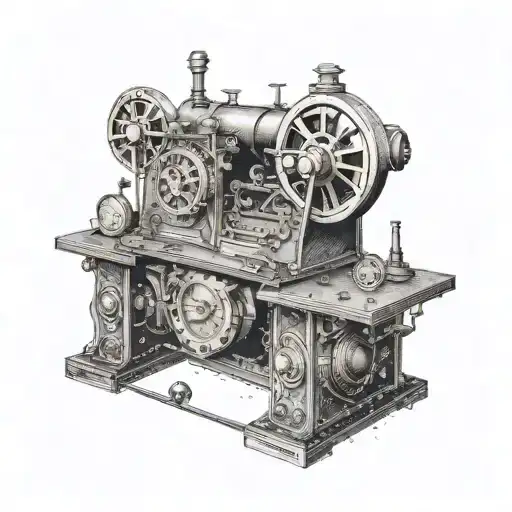 An Old Military Telegraph Machine With Intricate Details