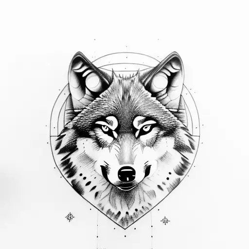 Wolf With Harry Potter Features