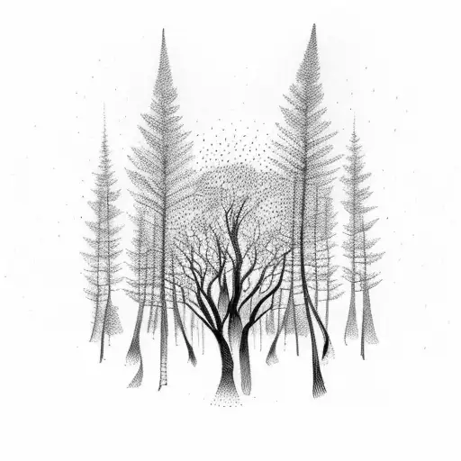 Forest In The Netherlands