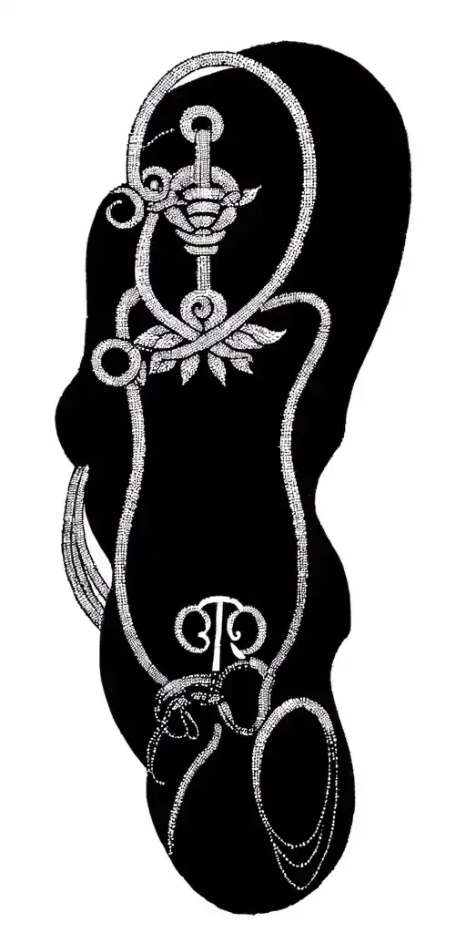 Libra Zodiac Sign Intertwined