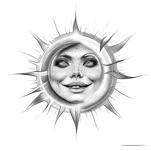 Sun With Unstopable Energy Sign