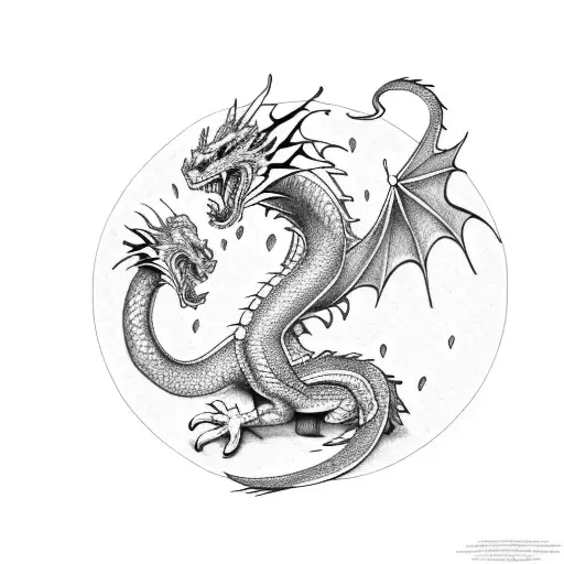 Dragon With Sunshine