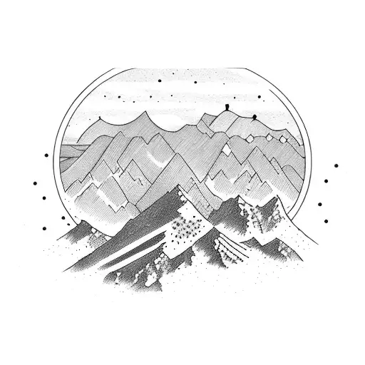 Mountain Scene Ocean