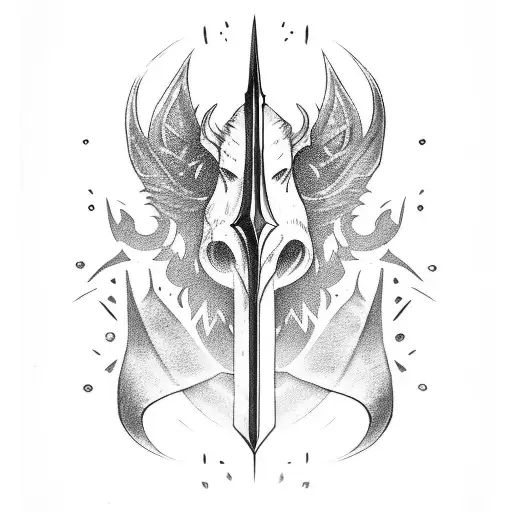 Norse Dagger With Some Green