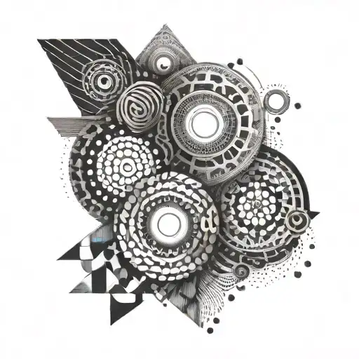 An Abstract Design Inspired By The Concept Of Balance And Harmony In Life And Work