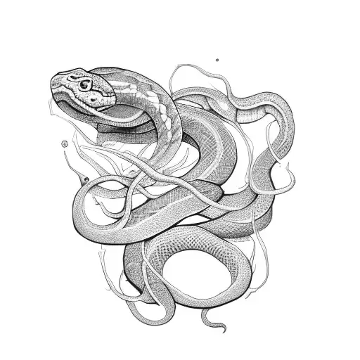 Half Woman Half Snake