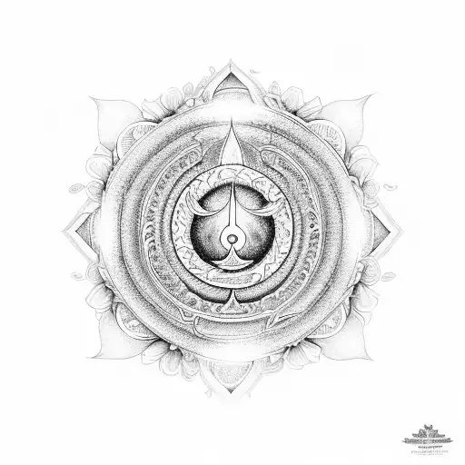 Dragon Bouddha 7 Chakras Fleur De Lotus