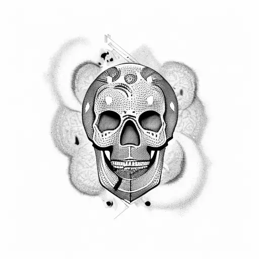 Skull With A Akai Mpc 2000