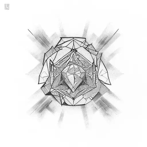 Geometric Triangle And Circle