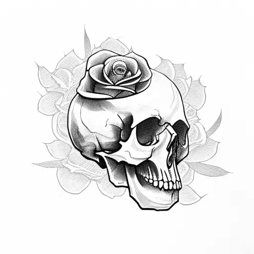 Skull And Roses