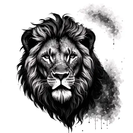 Man Killing Lion Head