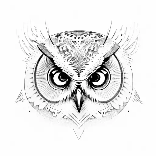 Sewing Machine And Owl