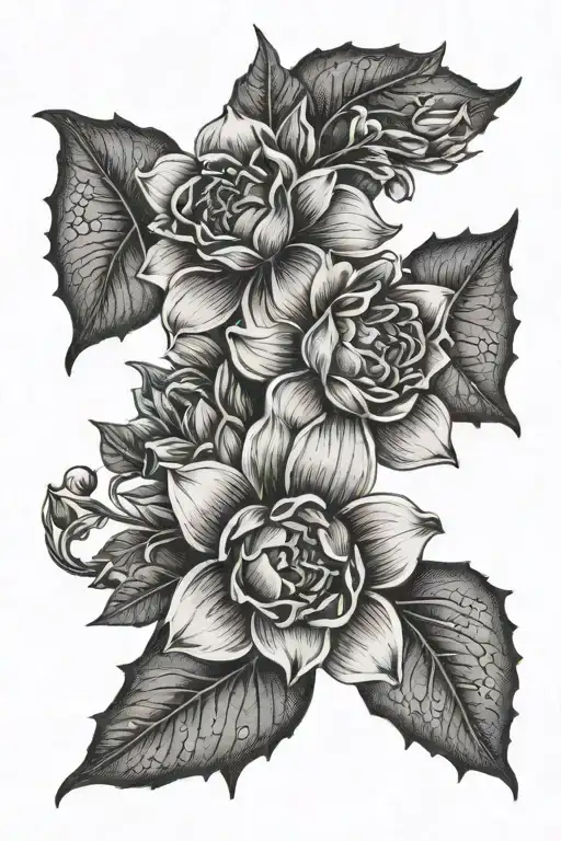 Flower June And October Birth Flower Bouquet