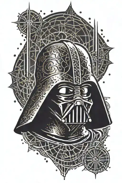 Dark Vador Star Wars Sith Logo Integrated