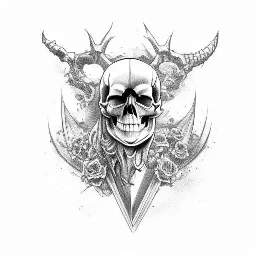 Skull Taurus Love
