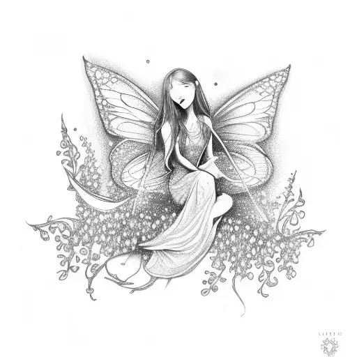 Fairy Holding Lily Of The Valley