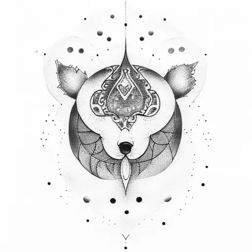 Dot Moon With Eucalyptus And Ginko