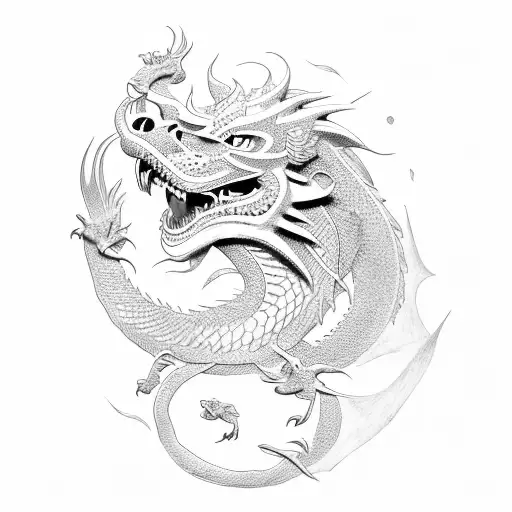Dragon Body With Lion Head