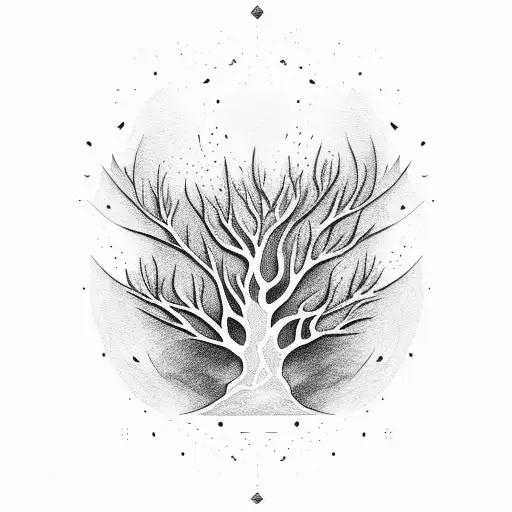 Fire In The Shape Of A Tree