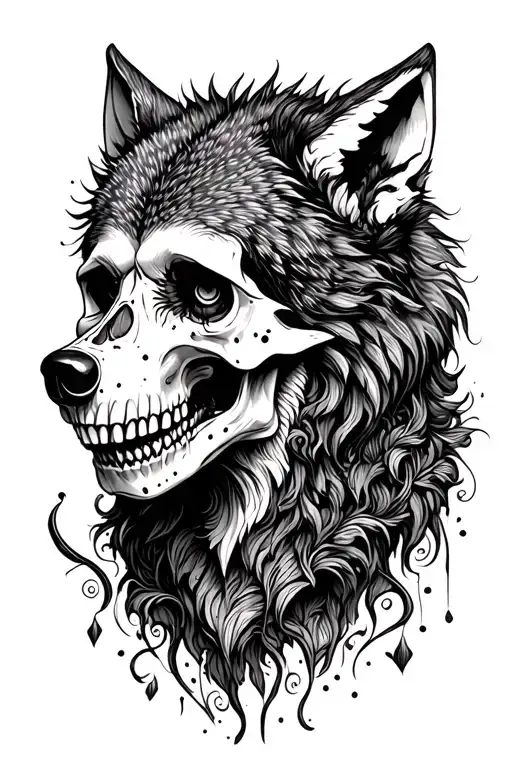 Skull Wolf Son Maxwell Daughter Ruby