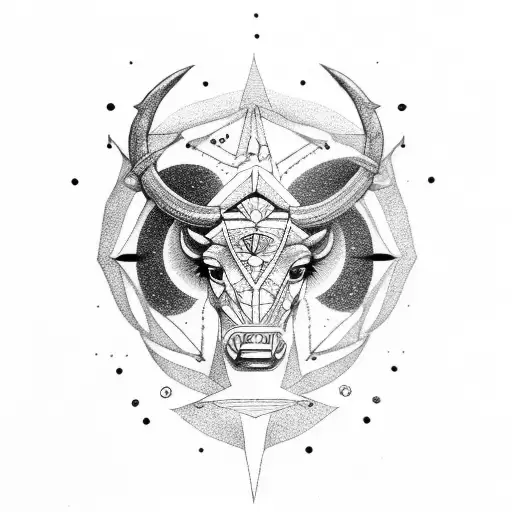 Taurus Star Line Aligned With Libra Starline