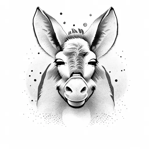 Portrait Of A Donkey