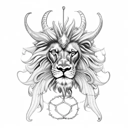 Hero Goat Rose Lion Dreamcatcher