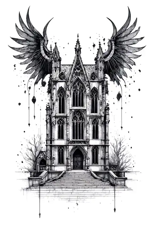 Gothic Architectur Infused With Elements