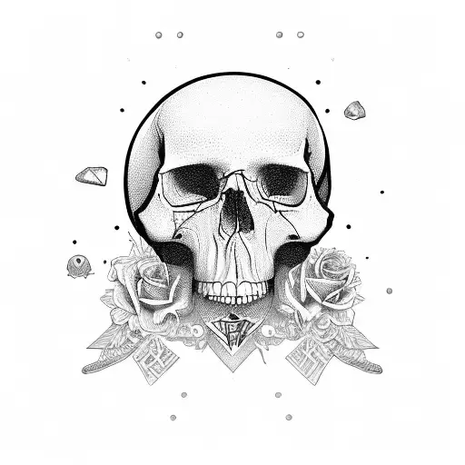 Skull With Time