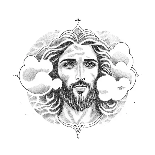 Jesus On A Cloud