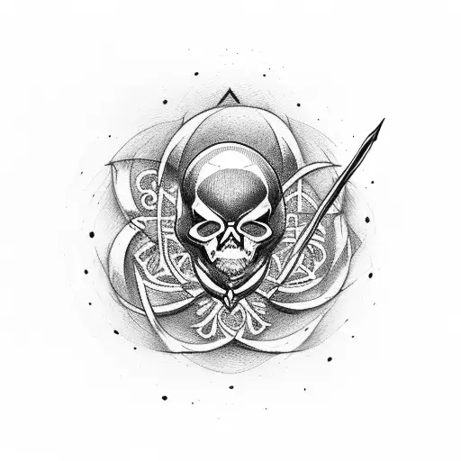 Memento Mori Hourglass Symbol