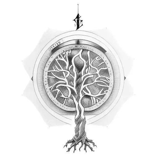 Family Tree With Prayer Hands