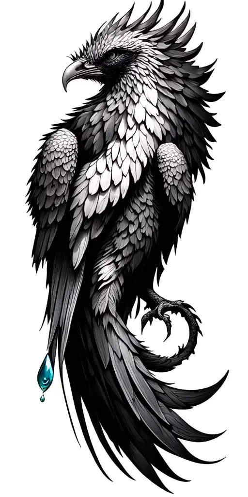 Phenix With A Tear Drop