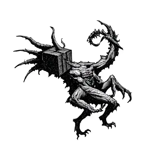 Demon Cargonging A Satanic Cube