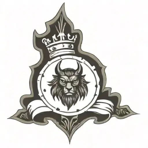 The Duncan Clan Crest With The Phrase Disce Patis