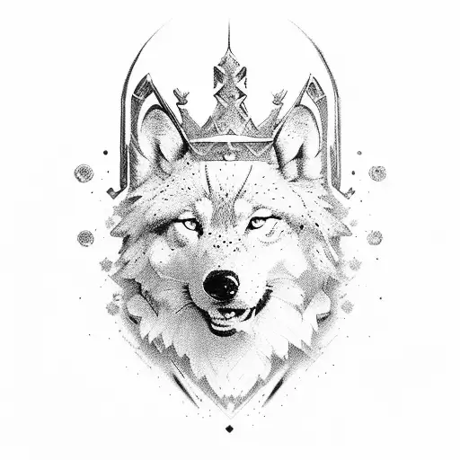 Crown Strength Water Soul Wolf