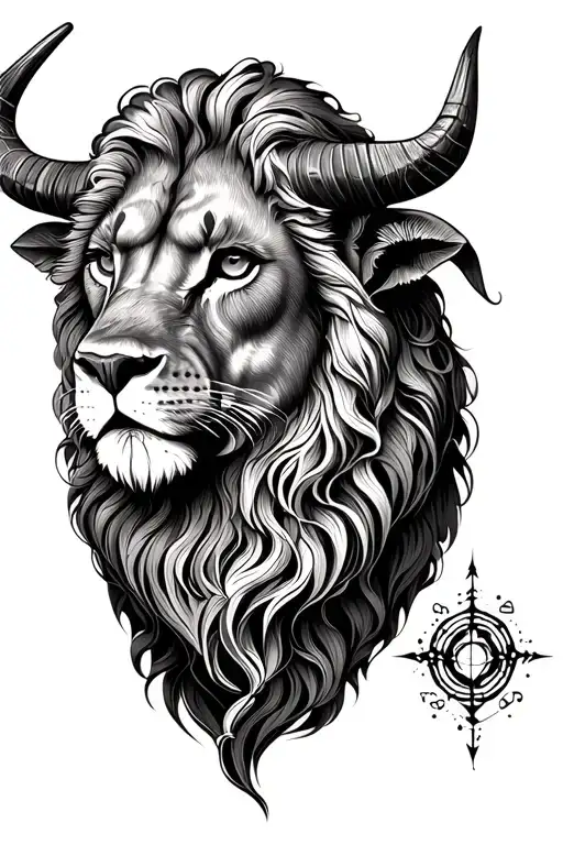 Leo Combined With Taurus Zodiac Symbol