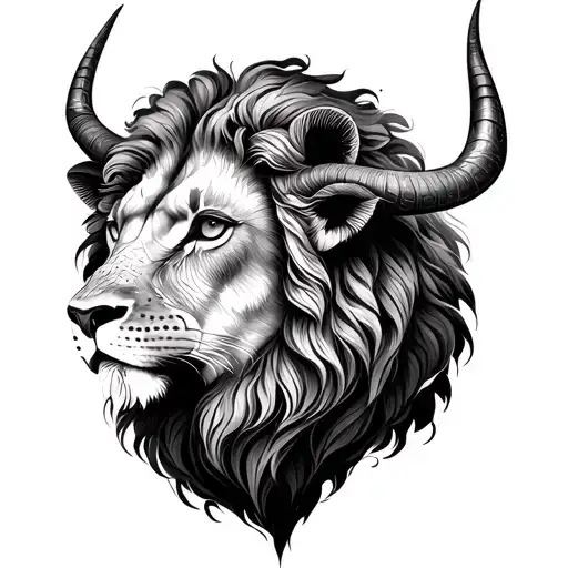 Leo Combined With Taurus Zodiac Symbol