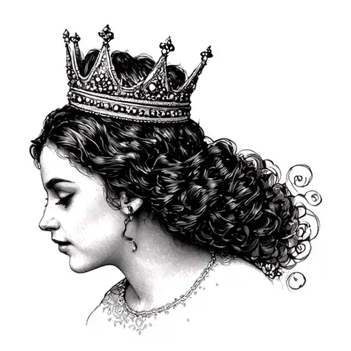 Manuela With A Crown On The M